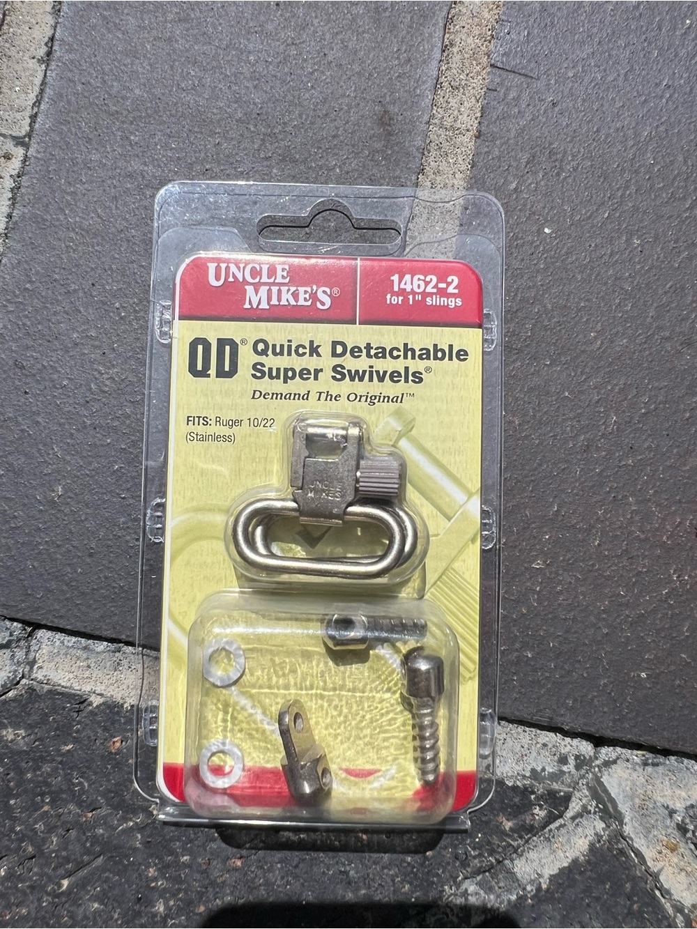 NWT Uncle Mike's QD Quick Detachable Super Swivel Set for Ruger